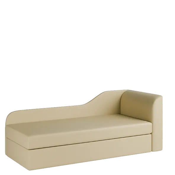 MICHELLE válenda celočalouněná, provedení pravé, koženka SA 2 béžová